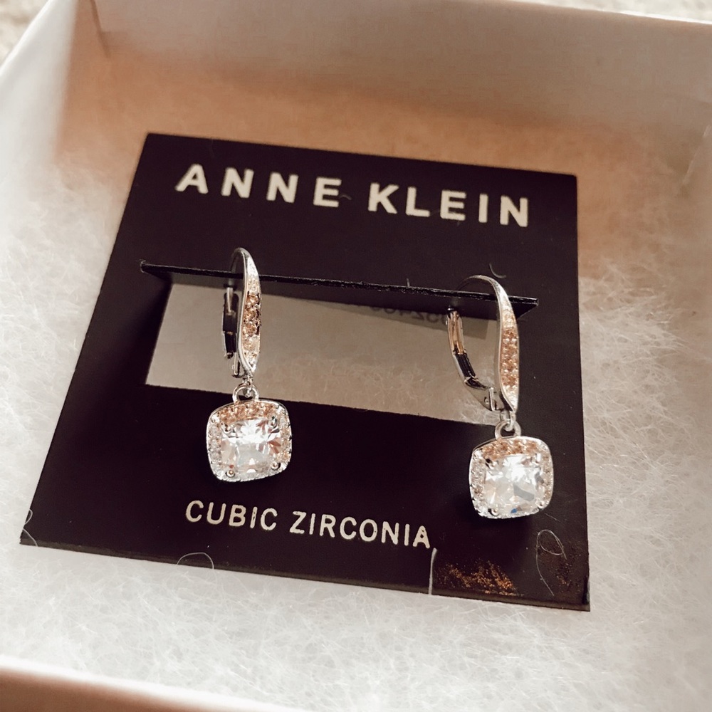 Anne Klein Diamond Earrings